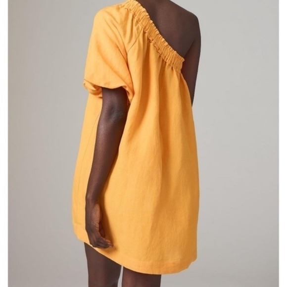 Anthropologie One Shoulder Dress Women's Medium Mango Party Casual - Picture 3 of 7